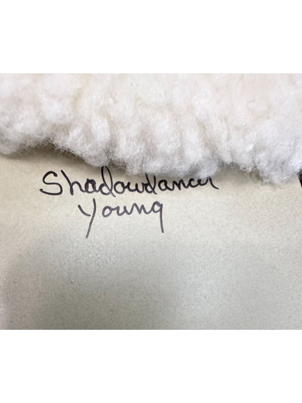 Signed Young 1996 Shadowdancer Santa Face Metal Ornament Felt Hat 5.5" - Picture 6 of 8